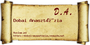 Dobai Anasztázia névjegykártya